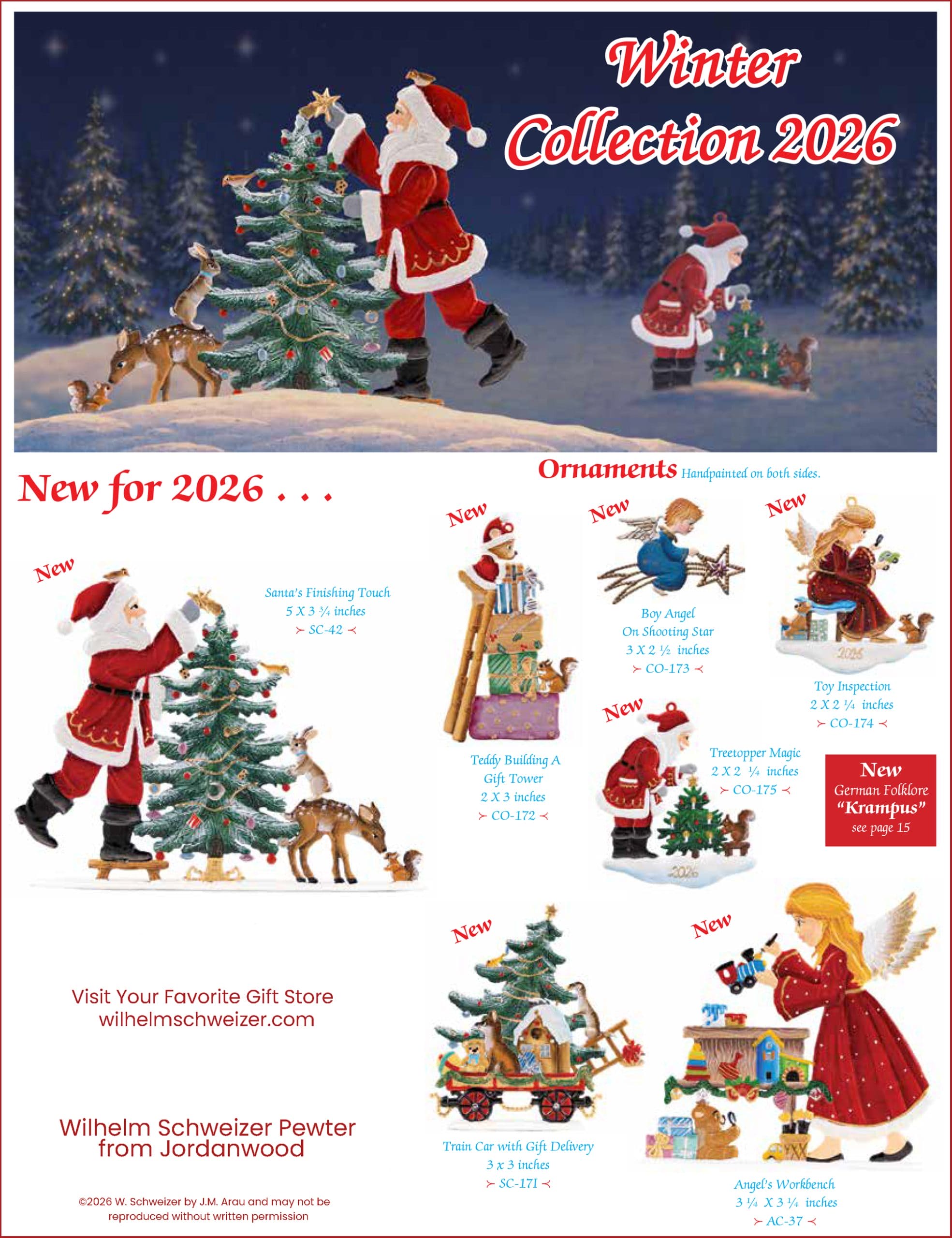 Wilhelm Schweizer 2026 Winter Collection Brochure Page 1