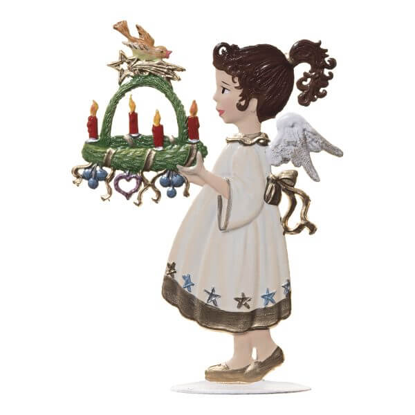 AC10 R Angel Carrying Advent Wreath AC10 R Angel Carrying Advent Wreath