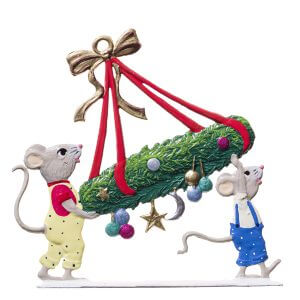 CM05 Mice Carrying Advent Wreath
