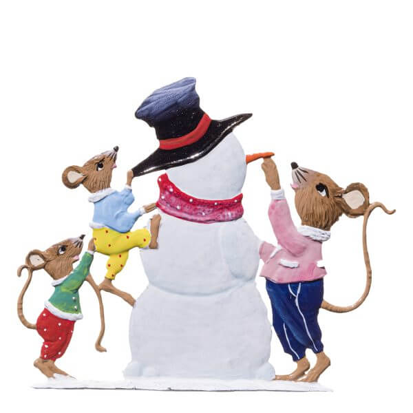 CM06 R Mice with Snowman CM06 R Mice with Snowman