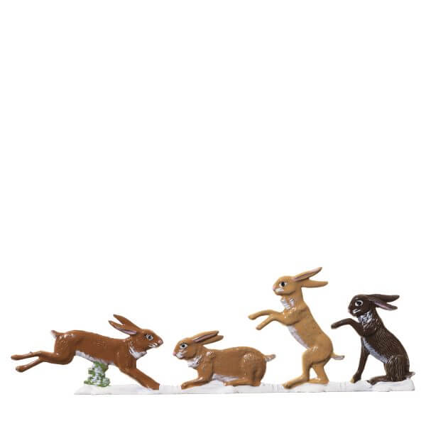 CM24 R Playful Bunnies in Winter CM24 R Playful Bunnies in Winter