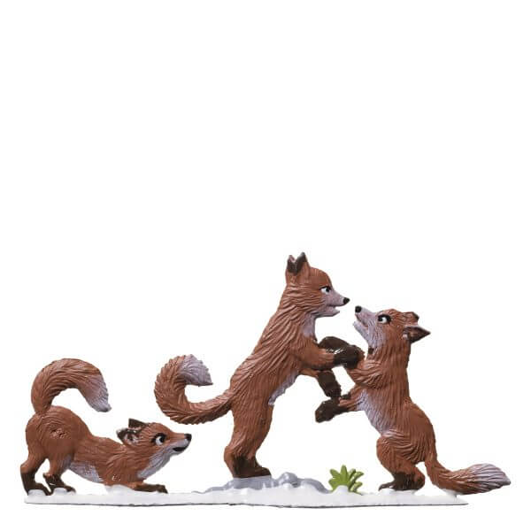 CM27W R Playful Foxes in Winter CM27W R Playful Foxes in Winter