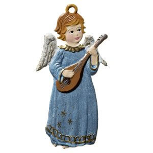 CO005 Angel with Lute Ornament