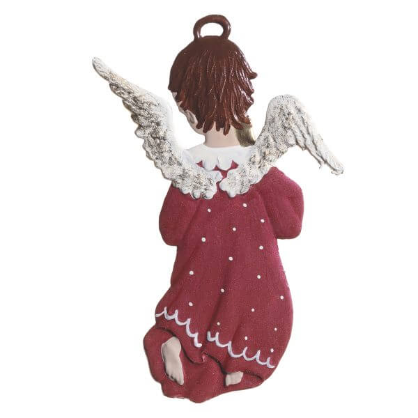 CO007 R Angel with Candle Ornament CO007 R Angel with Candle Ornament