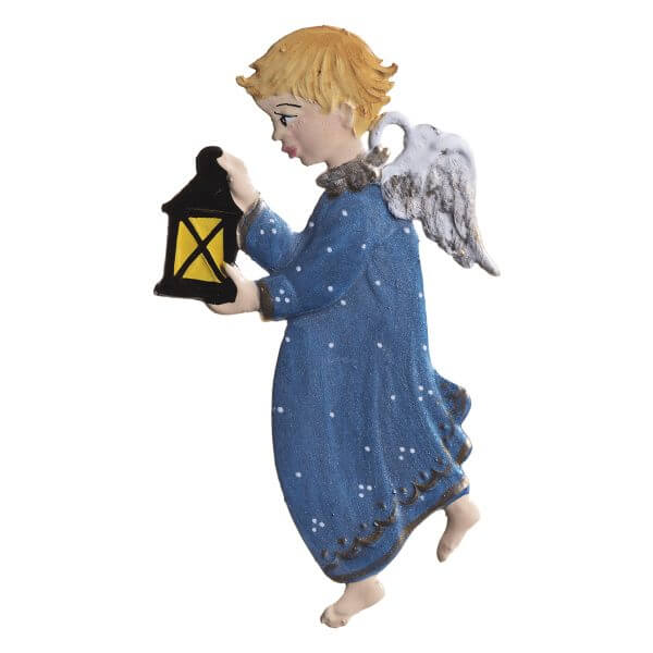 CO008 R Angel with Lantern Ornament CO008 R Angel with Lantern Ornament