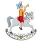 CO022 Rocking Horse with Boy Ornament