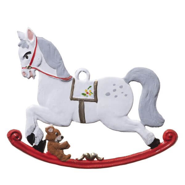 CO025 R Rocking Horse Ornament CO025 R Rocking Horse Ornament