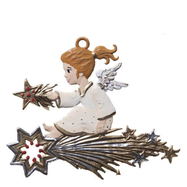 CO044 R Angel On A Shooting Star Ornament CO044 R Angel On A Shooting Star Ornament