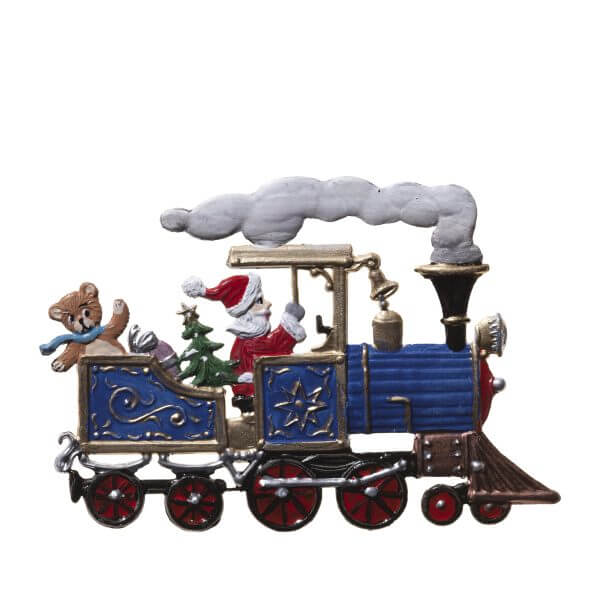 CO061 R Santas Locomotive Ornament CO061 R Santas Locomotive Ornament