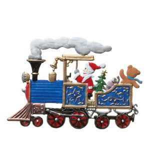CO061 Santas Locomotive Ornament