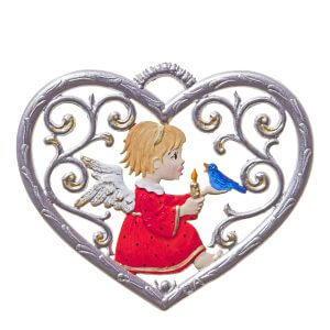 CO076 Angel in Heart Ornament