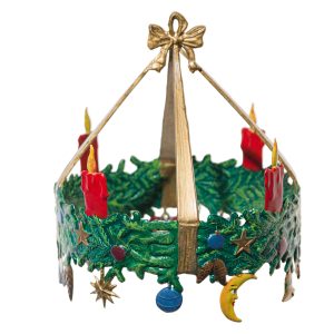 CO081 3 D Advent Wreath Ornament