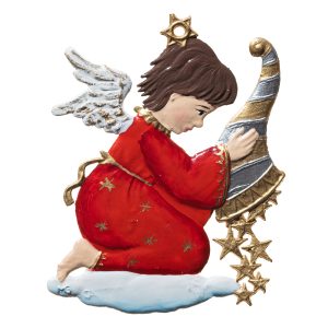 CO083 Angel with Star Cone Ornament