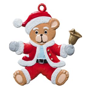 CO092 Santa Teddy Ornament