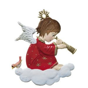 CO094 Angel with Telescope Ornament