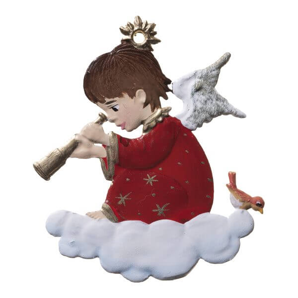 CO094 R Angel with Telescope Ornament CO094 R Angel with Telescope Ornament