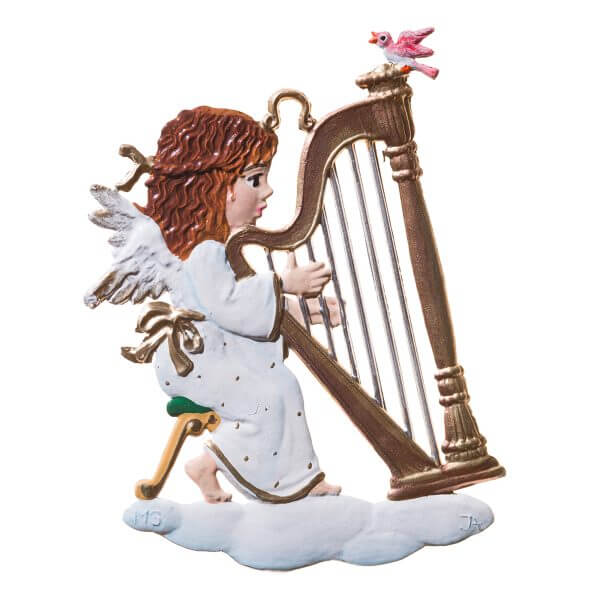 CO104 Harpist Angel Ornament