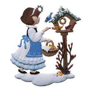 CO119 Angel with Birdhouse Ornament