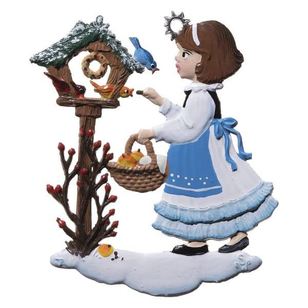 CO119 R Angel with Birdhouse Ornament CO119 R Angel with Birdhouse Ornament