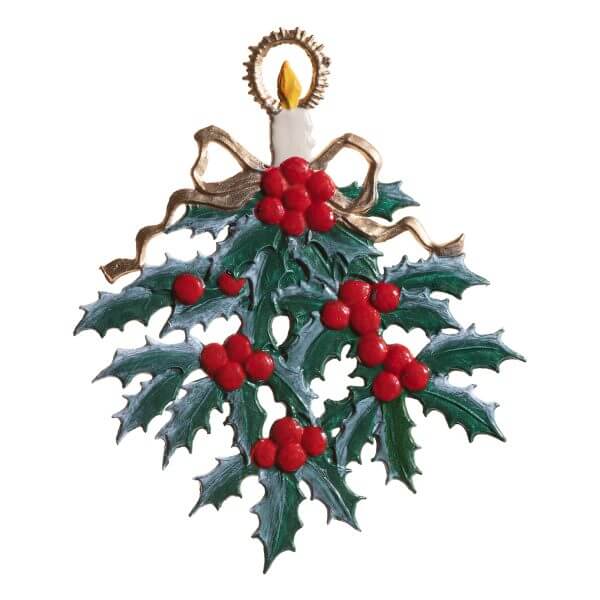 CO123 R Holly Sway Ornament CO123 R Holly Sway Ornament