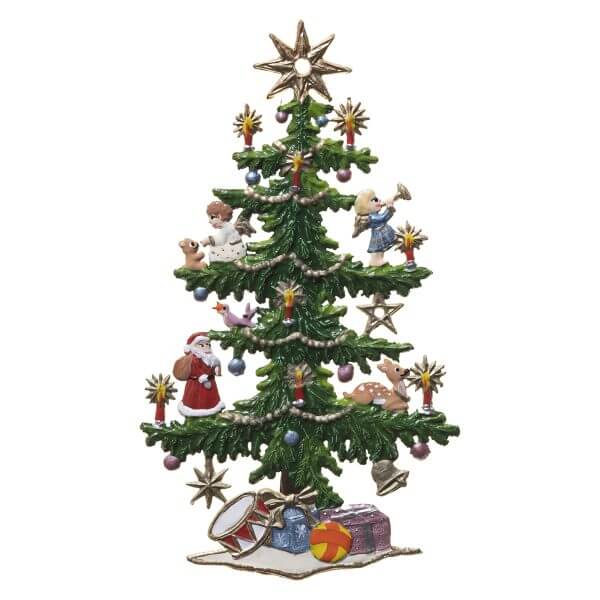 CO131 R Large Decorated Christmas Tree Ornament CO131 R Large Decorated Christmas Tree Ornament