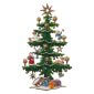 CO131 R Large Decorated Christmas Tree Ornament