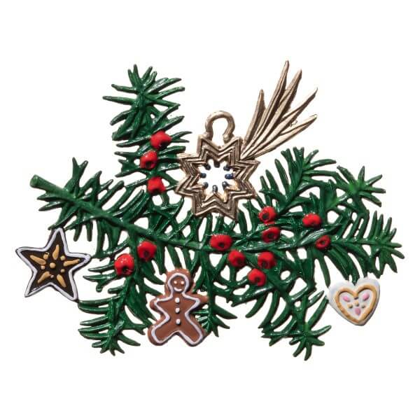 CO136 R Decorated Branch Ornament CO136 R Decorated Branch Ornament