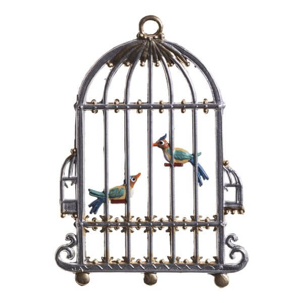 CO146 R Birdcage Ornament CO146 R Birdcage Ornament