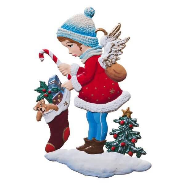 CO147 R Little Angels Stocking Ornament CO147 R Little Angels Stocking Ornament