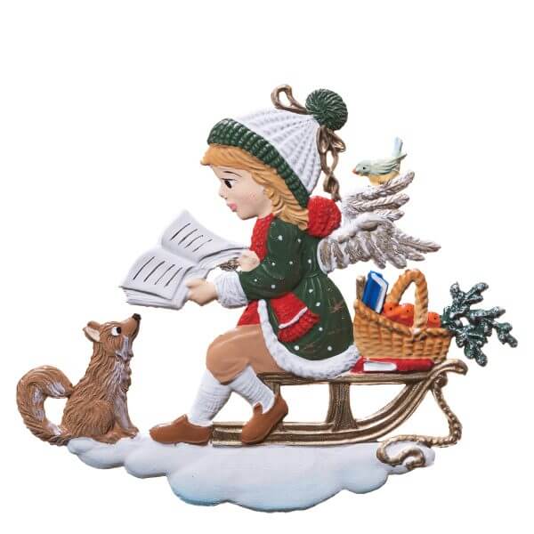 CO151 R Storyteller Angel Ornament CO151 R Storyteller Angel Ornament