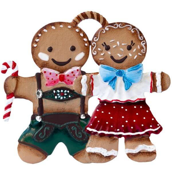 Gingerbread Couple Ornament by Wilhelm Schweizer Gingerbread Couple Ornament by Wilhelm Schweizer Image