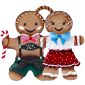 Gingerbread Couple Ornament by Wilhelm Schweizer Image