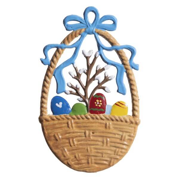 EO03 R Egg Basket Ornament EO03 R Egg Basket Ornament