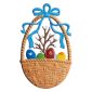 EO03 R Egg Basket Ornament
