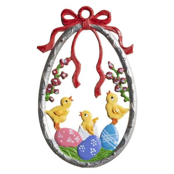 EO04 R Egg with Chivks Ornament EO04 R Egg with Chivks Ornament
