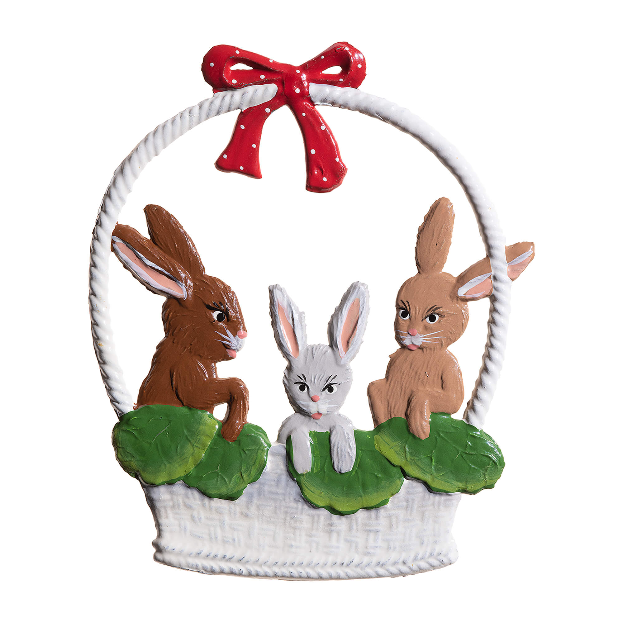 EO07 Bunnies in Basket Ornament