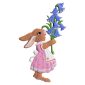 EO09 Bunny with Bell Flowers Ornament