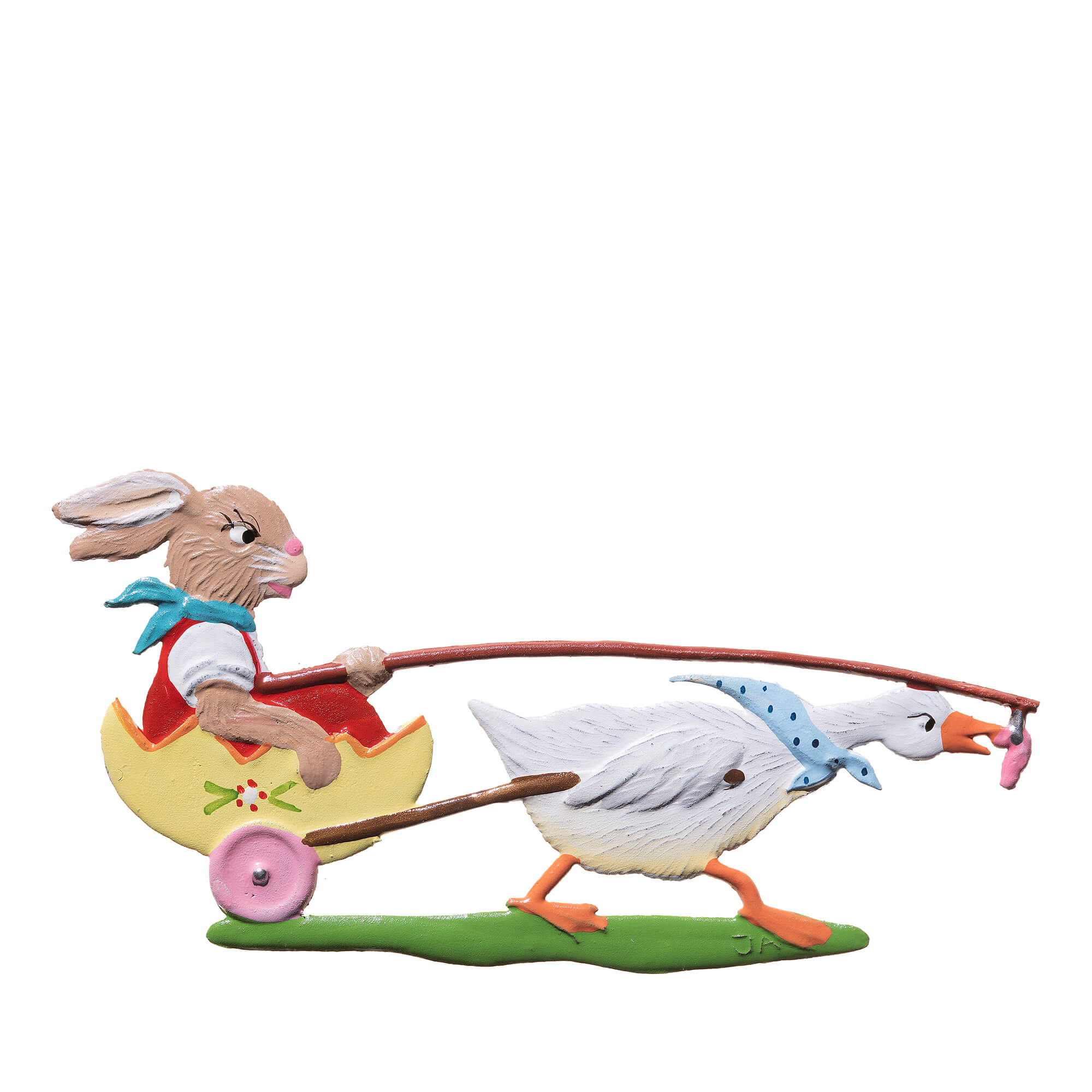 EO11 Bunny in Cart Ornament