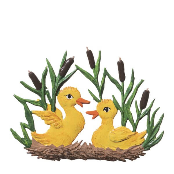 EO12 R Ducks in Nest Ornament EO12 R Ducks in Nest Ornament