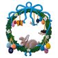 EO20 R Bunny in Spring Wreath Ornament