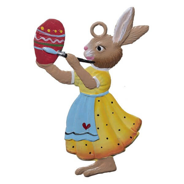 EO29 R Bunny Painting Ornament EO29 R Bunny Painting Ornament