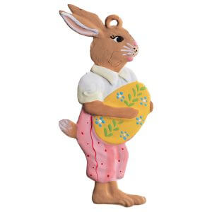 EO30 Mr Bunny Cradling Large Egg Ornament