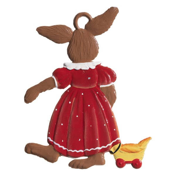 EO34 R Bunny with Ducks Ornament EO34 R Bunny with Ducks Ornament