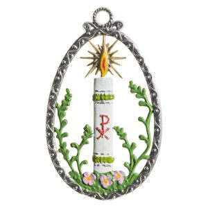 EO42 Egg with Candle Ornament