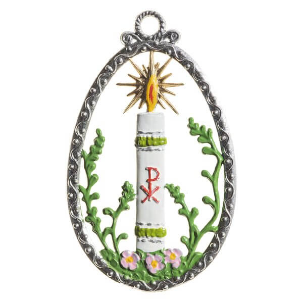 EO42 Egg with Candle Ornament