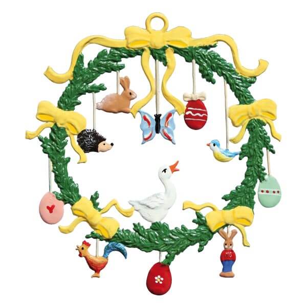 EO49 Easter Wreath Ornament