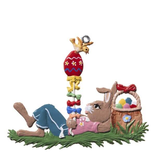 EO51 R Lazy Days Bunny Ornament EO51 R Lazy Days Bunny Ornament