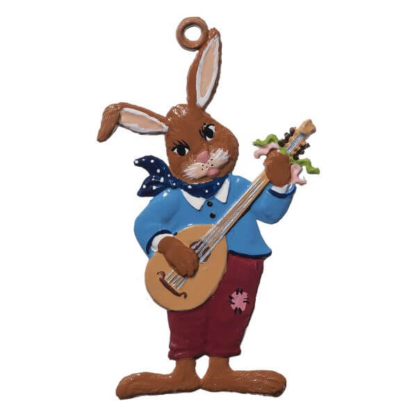 EO69 Bunny with Banjo Ornament