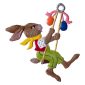 EO82 Bunny Boy on Wooden Swing Ornament