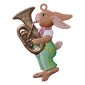 EO85 R Bunny Boy with Tuba Ornament